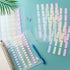 12 Pack Book Tabs for Annotating Books for A5 Refillable Notebook Index Tab 384 Page Tabs for Book Annotation...