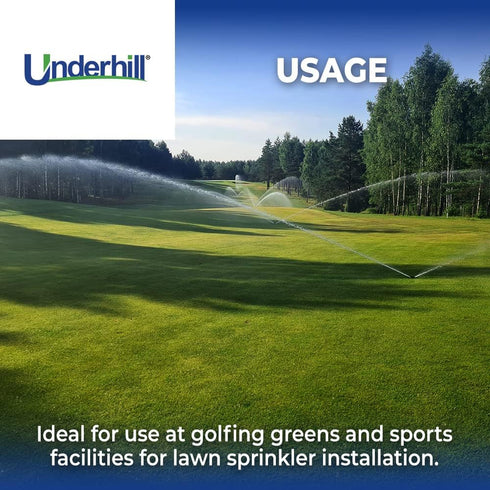 Underhill Plumbing Tools for Sprinkler System, EasyCap Female FPT Fitting for EasyOut Sprinkler Tool, Plug Off Unwanted Sprinklers, A-EO-05EC, 24 ...