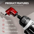 1/4 Inch 105 Degree Right Angle Driver Adapter Hex Shank Power Screwdriver,Quick Change Drive and Magnetic Bit Socket Right Angle Drill Attachment...