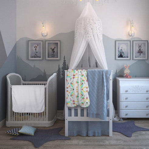 Sublimation Baby Name Blanket and Cap - Soft Newborn Blanket, 30 x 40 Inch, White...