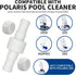 Pool Cleaner Hose Swivel D20 and Hose Nut D15 Combo Kit Replacement Parts, Compatible with Zodiac Polaris 280, 380, 180 Cleaner Hose Swivel...
