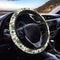 Foruidea Trendy Prints Plants Car Steering Wheel Cover Neoprene Automotive Steering Wheel Cover Anti Slip and Sweat Absorption Auto Car Wrap Cover...