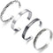 RIOSO 4Pcs Men's Cuff Bracelets Silver Cuff Bracelet Leaves Pattern Twisted Open Cuff Bracelet...