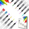 12 PCS Watercolour Brush Pens, Refillable Ink and Water Brush Pens for Paints, Artists, Painting, Calligraphy...