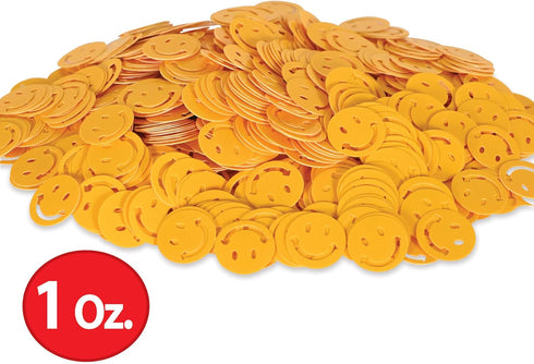 Beistle Fanci-Fetti Smile Faces Party Supplies, 1 oz, Yellow...