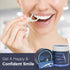 Premium Floss Picks (100 Count), Unflavored Biodegradable Individually Wrapped Dental Floss Picks, Ideal for Traveling | White | Vegan | BPA Free...