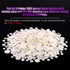 Swpeet 1000Pcs Christmas White Craft Buttons, 2 and 4 Holes White Round Craft Resin Sewing Buttons Suitable for Christmas Sewing Decorations, Art ...