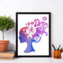 14 Pieces Women Painting Stencil Face Painting Stencil on Canvas Art Stencil Paper Transfers Inspirational Quote Reusable Craft Template Painting ...
