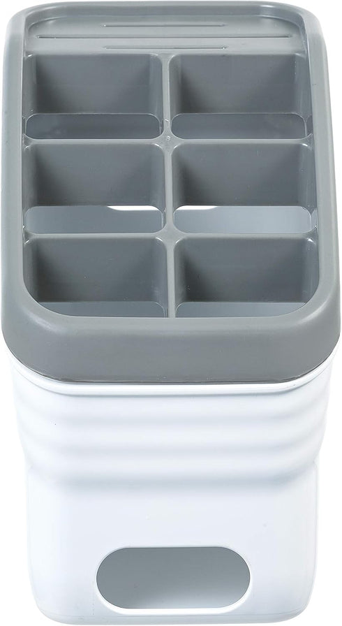 Glad Utensil Drying Rack for Kitchen Counter | Silverware Holder and Cutlery Drainer | Sink Organizer Caddy with 6 Compartments and 3 Knife Slots ...