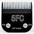 Black Detachable Steel Pet Dog Clipper Blades, Size-5FC, Compatible with Andis Cut Length 1/4"(6.3mm)?22th Ceramic Moving Blade...