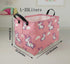 KUNRO Rectangle Toy Bin Waterproof storage organizer for Nursery Hamper Home decor Closet Kids Bedroom Laundry Baby Gift Shelf Baskets(Pink unicor...