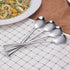 IQCWOOD Spoons, 8 Pieces Korean Spoon, 8.5 Inch Stainless Steel Table Soup Spoons with Long Handles for Home, Kitchen, or Restaurant Flatware Set...