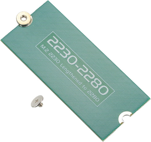 MECCANIXITY M2+ M.2 NGFF/NVME Length Extend Adapter 2230-2280 Only SSD Extension Bracket Card Plate PCB Board for PC Computer Case...