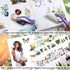 A5 Pre-cut Journal Sticker Book for Journaling, Dual Materials, Women House 20 Unique Junk Journal Stickers Paper Sheets for Scrapbooking Supplies...