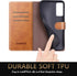 SUANPOT for Samsung Galaxy S20 FE Leather Wallet case with RFID Blocking Credit Card Holder, Flip Folio Book PU Cell Phone Cover for S20FE 5G Shoc...