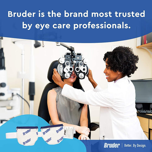 Bruder Moist Heat Eye Compress | Microwave Activated | Fast Acting and Effective Relief for Dry Eye and Other Eye Irritation...