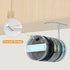 2 Pack Tumbler Lid Organizer, Space-Saving Design Lid Organizer for Yeti/Stanley Tumbler Lids, Stainless Steel Tumbler Lid Hook Under Cabinet, Wal...