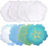 CCOZN 4 PCS Flower Silicone Coaster Molds for Epoxy Resin - Agate Cup Mat Mold for Resin Casting - DIY Craft Making...