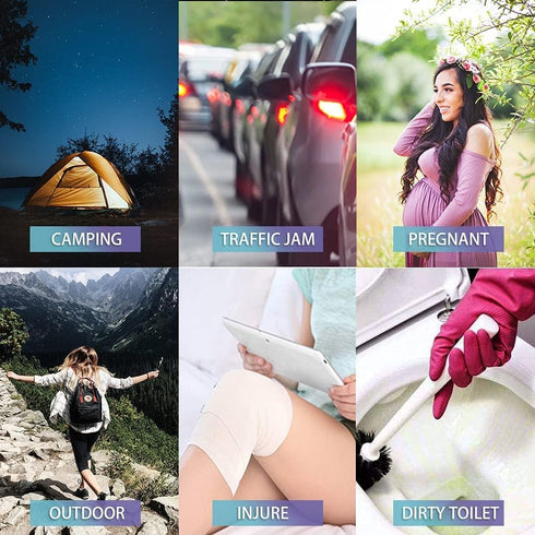Female Urination Device with Cup, Female Urinals Portable Pee Funnel for Women - Standing Up to Pee Anywhere, Womens Pee Funnel Camping/Hiking Gea...