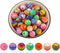 70 pcs 15mm Silicone Round Beads Making Kit, Silicone Beads Bulk, Round Silicone Beads, for Jewelry Crafts Necklace Garland Bracelet (7 Styles)...