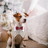 Dog Tuxedo Collar with Bow Tie, 1 Pack Brown Dog Tuxedo Collar with Bowtie Soft Formal Pet Cats Necktie Collar for Dog Wedding Grooming Bows Birth...