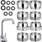 OSALADI Faucet Adapter Kit Brass Faucet Adapter Garden Hose Adapter Hose Adapter for Sink Male/Female Faucet to Hose Adapter for Removable,Cache A...