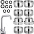 OSALADI Faucet Adapter Kit Brass Faucet Adapter Garden Hose Adapter Hose Adapter for Sink Male/Female Faucet to Hose Adapter for Removable,Cache A...