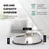 ICONIC PET 8 oz/ 1 Cup Heavy Weight Stainless Steel Elevated High Back Pet Food/Water Bowl with Removable Anti Skid Rubber Ring - Dog/Cat Feeding ...