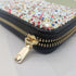 Bling Credit Card Case RFID Leather Wallet Multilayer Zipper Case Rhinestone Credit Card Holder Women's Small Credit Card Wallet (Rainbow)...