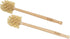 ECOLULU Eco Friendly Toilet Brush, 2 Pack Wood Toilet Brush Made of Beechwood, Strong Hemp Bristles with 360° Cleaning Power, Biodegradable Zero W...