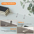 Adhesive Furniture Wall Anchors (10 Pairs), Vinkqiado Anti Tip Furniture Straps Kit for Baby Proofing, Secure Bookcase Dresser Shelf Cabinet to Wa...