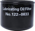 122-0833 Oil Filter Compatible with Onan HDKAH,HDKAJ,HDKAK Model Generators,Replaces 185-5409...