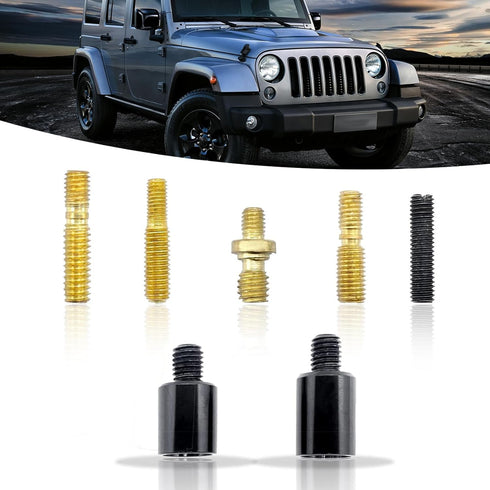 7 PCS Car Antenna Adapter, Antenna Mounting Connection Screws, Thread Accessories, Antenna Replacement, Compatible with Ford F150 Wrangler Jeep Ch...