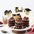 Morndew 24 PCS Graduation Done and Doctoral Cap Cupcake Toppers for Graduation Party Decorations...