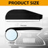 2PCS Car Blind Spot Mirror, Car 2-in-1 Rearview Blind Spot Mirror Rain Eyebrow, Side Mirror Rain Guard, Adjustable Expanded View Reversing Mirror,...