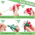 OJYUDD 50 PCS Parachute Toy,Mini Paratroopers Army Parachute Flying Throwing Outside Toys,Tangle Free Throwing Toy Parachute for Toddlers,Party Fa...
