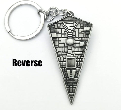 NW GenHaoQi Surrounding Key Ring,Silver ,Large...