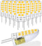 G8 LED Bulb, 20W Equivalent G8 Light Bulb, 2W 120V G8 Bi Pin Base, Dimmable, Daylight White 5000K, 10Packs...