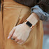 Leather Bands Compatible with Fitbit Charge 4/Charge 3, Replacement Accessories Wristband Straps for Women Men, Black+ Frosted Brown......