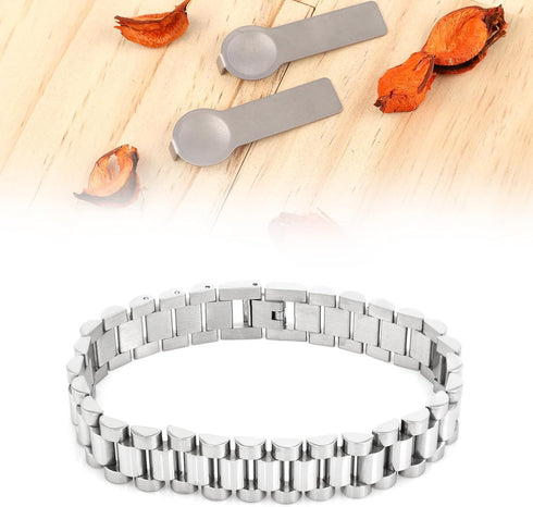 2pcs Italian Charm Opening Tool, 0.35in Charm Bracelet Starter Stainless Steel Bracelet Helper Tool/Link Tool for Nomination Bracelets Adding and ...