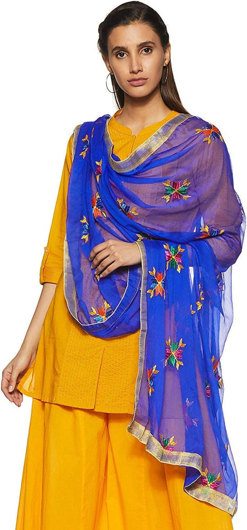 Women's Indian Handicraft Ethnic Dupatta Embroided Dupatta Chunni/Stole/Scarf...