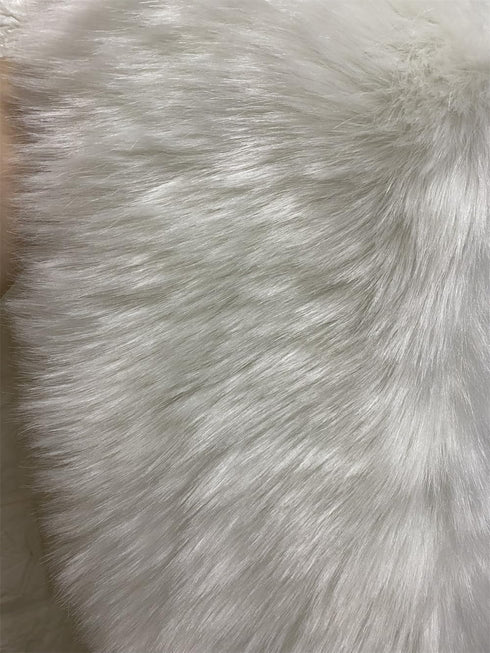 Long Men Women Faux Fur Collar Winter Warm Wrap Stole Scarf Shawl Shrug...