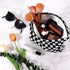 Checkered Makeup Bag for Women Large Capacity Black Travel Cosmetic Bag Set Makeup Pouch for Purse Zipper Toiletry Organizer Cute Y2K Aesthetic Tr...