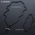 Cross Pendant for Car Rear View Mirror Decor Hanging Ornament Stainless Steel Coptic Ankh Cross Necklace Amulet Crucifix Jewelry Adult Men Christi...
