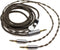 Youkamoo 8 Core Braided Silver Plated Replacement Cable Compatible for Hifiman HE4XX, HE-400i Headphones, 3.5mm to Dual 3.5mm Male 1.8m 6ft...