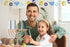The Dreidel Company Deluxe Tapered Hanukkah Menorah Candles for All 8 Nights of Chanukah (Blue/White)...