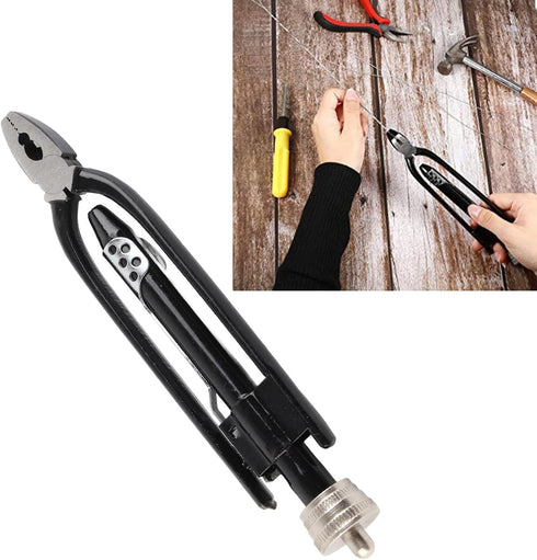 Acouto Safety Wire Pliers 8.3in Safety Wire Tool with 25ft Wire, High Carbon Steel Wire Twisting Tool for Aircraft Automobile Industrial...