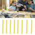 Healifty Clear Glue Sticks 16Pcs Hot Glue Sticks Hot Melt Glue Sticks for DIY Art Craft Repair Bonding Woodworking 10 x 0.7 x 0.7cm (Yellow)...