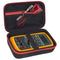 Comecase Hard Carrying Case for Fluke 87-V/ 87V Max/ 88V Digital Multimeter, Protective Travel Storage Bag - Black+Red Zipper...