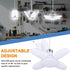 2 Pack Mini 30W Garage Light (150W Equivalent) - 6500K Daylight LED Garage Light, E26 Base Garage LED Light, LED Light Bulb for Basement,Closet,Wo...